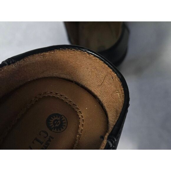 Earth Spirit Elaine Leather Heeled Monk Witch Clogs Pumps Sz. 8.5 - Picture 6 of 7